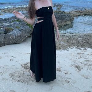 Black cutout dress